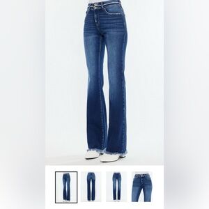 KanCan™ High Rise Curvy Double Button Bootcut Jean Size 31